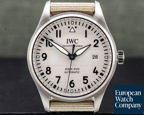 iwc mark 8|iwc mark xviii white dial.